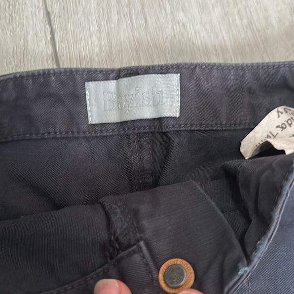 NWT Boyish Charcoal Denim Skirt size 26 - Picture 7 of 11